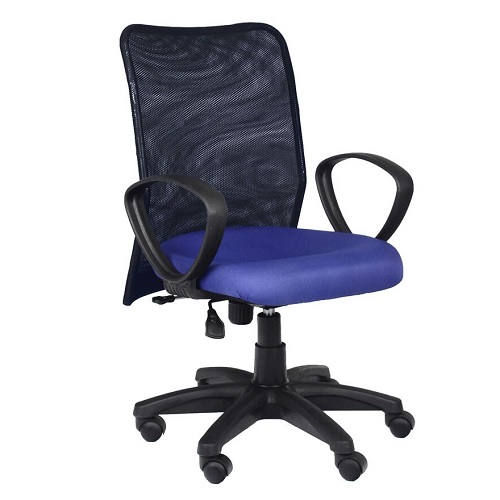 96 Black And Blue Office Chair